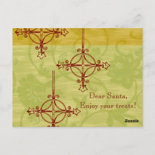 Vintager Stil der 70er Postkarte (Rückseite)