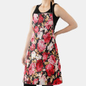 Vintager Stil der Blume Stoff Muster Schürze (InSitu)