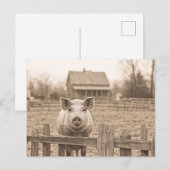 Vintager Stil der Farm Postkarte (Vorne/Hinten)