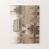 Vintager Stil der Farm Puzzle (Vertikal)