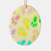 Vintager Stil der Osterhase Keramik Ornament (Rechts)