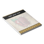 Vintager Stil des 1. Notizblock (angewinkelt)