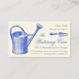 Vintager Stil Florist oder Gartenladen, Gartenbau Visitenkarte