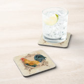 Vintager Stil Französisch Land Rustikale Barroster Getränkeuntersetzer (Rechte Seite)