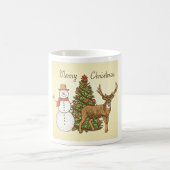 Vintager Stil Frohe Weihnachten Kaffeetasse