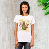 Vintager Stil Frohe Weihnachten T - Shirt