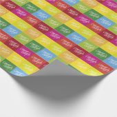 Vintager Stil Frohe Weihnachtswrapping Papier Geschenkpapier (Ecke)