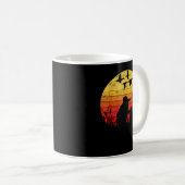 Vintager Stil Funny Duck Jagd Kaffeetasse (VorderseiteRechts)