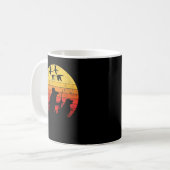 Vintager Stil Funny Duck Jagd Kaffeetasse (Vorderseite Links)