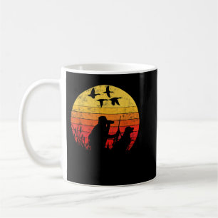 Vintager Stil Funny Duck Jagd Kaffeetasse