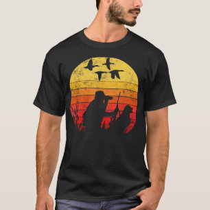 Vintager Stil Funny Duck Jagd T-Shirt