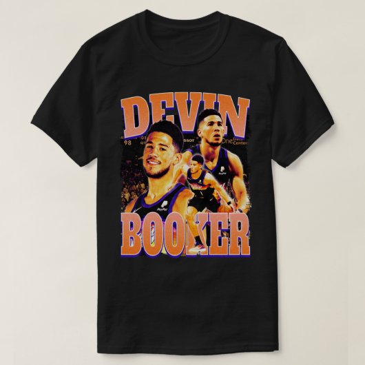 Vintager Stil für Devin Booker T-Shirt (Design vorne)