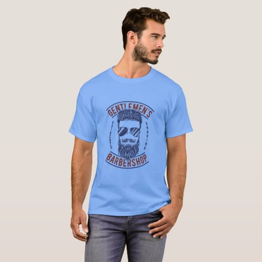 Vintager Stil für Friseursalat T-Shirt (Vorne ganz)