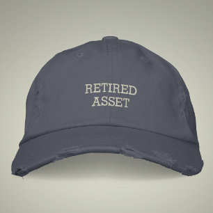 Vintager Stil für wiederverkäufliche Vermögenswert Bestickte Baseballkappe