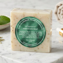 Vintager Stil, gewebte grüne Folienseife Kosmetik