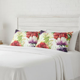 Vintager Stil Große Blume Kissenbezug