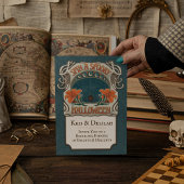 Vintager Stil Halloween Einladung dunkle Weisheit