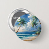 Vintager Stil Hawaii Reise Aloha Von Hawaii Button (Vorne & Hinten)