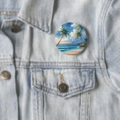 Vintager Stil Hawaii Reise Aloha Von Hawaii Button (Beispiel)