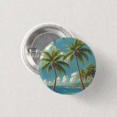Vintager Stil Hawaii Reise Aloha Von Hawaii Button (Vorne & Hinten)