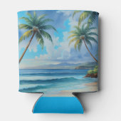 Vintager Stil Hawaii Reise Aloha Von Hawaii Dosenkühler (Rückseite)