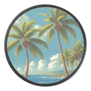 Vintager Stil Hawaii Reise Aloha Von Hawaii Eishockey Puck