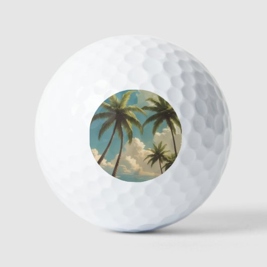 Vintager Stil Hawaii Reise Aloha Von Hawaii Golfball (Vorderseite)