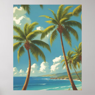 Vintager Stil Hawaii Reise Aloha Von Hawaii Poster