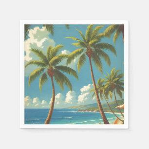 Vintager Stil Hawaii Reise Aloha Von Hawaii Serviette