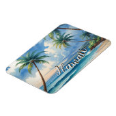 Vintager Stil Hawaii Reiseküste Blue Sea Magnet (Linke Seite)