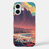 Vintager Stil Hawaiian Travel Honolulu Mittelpazif