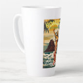 Vintager Stil Hawaiian Travel Honolulu Mittelpazif Milchtasse (Linke Ecke)