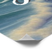 Vintager Stil Hawaiian Travel Honolulu Mittelpazif Poster (Ecke)