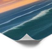 Vintager Stil Hawaiian Travel Honolulu Mittelpazif Poster (Ecke)