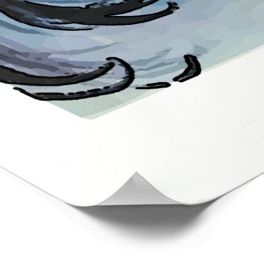 Vintager Stil, Hirngespinst, Fake Kino Poster (Ecke)