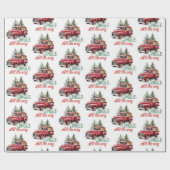 Vintager Stil Jingle Geschenkpapier (Flach)