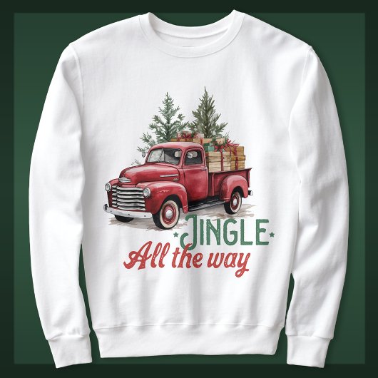 Vintager Stil Jingle Sweatshirt