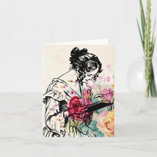 Vintager Stil Karte (Vorderseite)