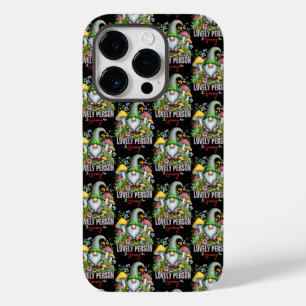 Vintager Stil Lounge Gnome mit Pilzen Kunst Case-Mate iPhone 14 Pro Hülle
