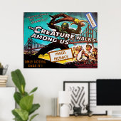 Vintager Stil, MAGA-Bedrohung, Poster (Heimbüro)