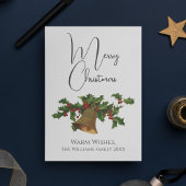 Vintager Stil Mistletoe Bell Frohe Weihnachten