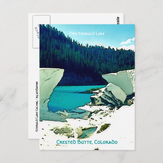 Vintager Stil mit Crested Buttons Postkarte (Vorne/Hinten)