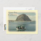 Vintager Stil Morro Bay Postcard! Postkarte (Vorne/Hinten)