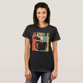 Vintager Stil Niedlich Apple Fruit T-Shirt (Vorne ganz)