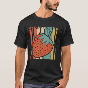 Vintager Stil Niedlich Strawberry Frucht T-Shirt
