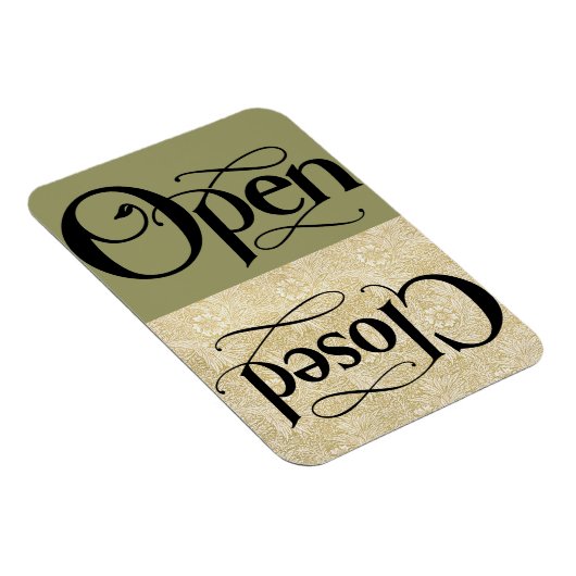 Vintager Stil Offenes Zeichen Magnet (Rechte Seite)