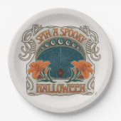 Vintager Stil Pappteller (Vorderseite)