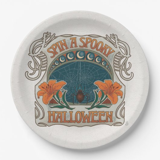 Vintager Stil Pappteller (Vorderseite)