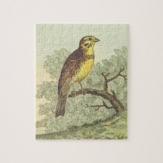 Vintager Stil, Perched Bird Puzzle (Vertikal)