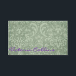 Vintager Stil Personalisiert Visitenkarte<br><div class="desc">Personalisierte Visitenkarte im Vintagen Stil</div>